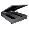Base Box Baú King 193x203x42cm em Courino com Pistão a Gás - 1