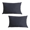 Ver imagem 1 de Kit 2 Capas para Almofada em Veludo Liso Retangular