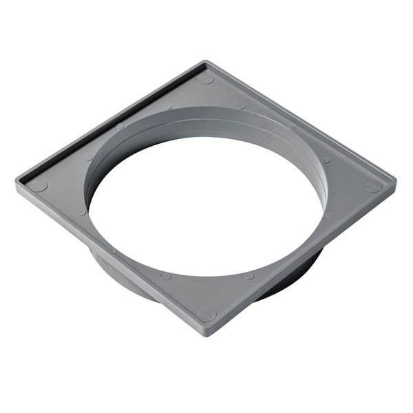 Grelha Porta Grelha Com Fecho 15x15 Cinza Estrela - 2