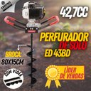 Ver imagem 2 de Perfurador de Solo Kawashima ED43 EBS á Gasolina e de Fácil Manuseio Com Broca Vídia 80x15cm