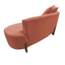 Ver imagem 4 de Namoradeira Sofá Feijão Luna Orgânica Veludo Terracota