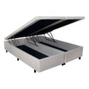 Ver imagem 1 de Base Box Baú King 193x203x42cm em Courino com Pistão a Gás B&g