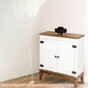 Ver imagem 2 de Buffet Antoine 2 Portas Cor Branco e Amendoa 83cm - 60742