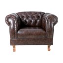 Ver imagem 1 de Poltrona Chesterfield Capitonê Duque Corano Marrom Decoração, Recepção, Salas de Tv e Estar
