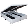 Base Box Baú King 193x203x42cm em Courino com Pistão a Gás - 1