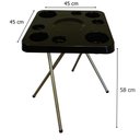Ver imagem 6 de Mesa Praia Petisqueira Alta Dobrável e Sup. Guarda-Sol Chão