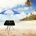 Ver imagem 7 de Mesa Praia Petisqueira Alta Dobrável e Sup. Guarda-Sol Chão