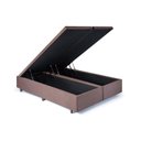 Ver imagem 1 de Base Box Baú King 193x203x42cm em Suede com Pistão a Gás B&g