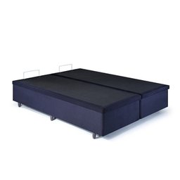 Base Box Baú King 193x203x42cm em Suede com Pistão a Gás - 3