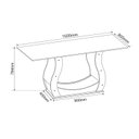 Ver imagem 4 de Mesa de Jantar Retangular Vitalic com 6 Cadeiras Madeira Maciça Vegas 