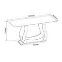 Ver imagem 4 de Mesa de Jantar Retangular Vitalic com 6 Cadeiras Madeira Maciça Vegas Yescasa Mel/Blonde/Marfim