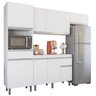 Armário de Cozinha Completo 9 Portas Vollare Branco - Fiorello - 1