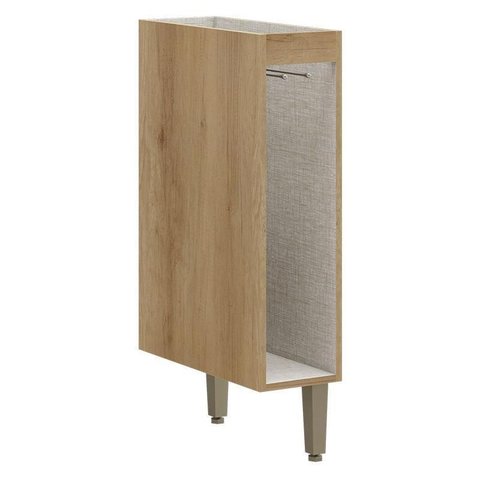 Balcão Porta Toalha Finesse 20 Cm sem Tampo Capuccino - Thb