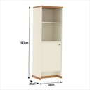 Ver imagem 4 de Conjunto Escritório Office 4 Peças Mesa Gaveteiro Armário Buffet Berlin - Vianossa - Off White e