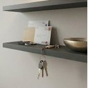 Ver imagem 5 de Kit 2 Prateleiras 80cm X 20cm Mdp Suporte Invisível Preto
