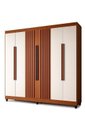 Ver imagem 3 de Guarda-Roupa Casal 6 Portas 2 Gavetas Apolo Freijo Off White