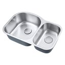 Ver imagem 2 de Cuba de Cozinha Aço Inox 1mm Escovado C203 80x52,1x22,9cm