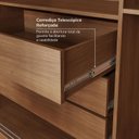 Ver imagem 6 de Guarda-Roupa Casal 3 Portas de Correr Ripadas Samambaia CabeCasa MadeiraOriginals Freijó
