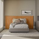 Ver mais imagens de Cabeceira Casal Queen 240cm com Frame Laranjeiras Marrom