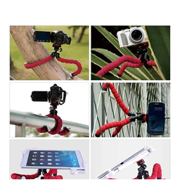 Mini Tripé Flexível Universal - Suporte Celular Portátil - 4