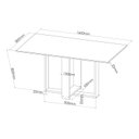 Ver imagem 4 de Mesa de Jantar Retangular Kavic com 6 Cadeiras Madeira Maciça Vegas Yescasa Bege/Mel/Blonde/Marfim