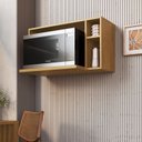 Ver imagem 1 de Armário Aéreo para Forno 80cm Organic Marrom Nature/Sand