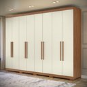 Ver imagem 2 de Guarda-roupa 8 Portas 4 Gavetas Master New com Pés