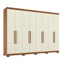 Ver imagem 3 de Guarda-roupa 8 Portas 4 Gavetas Master New com Pés