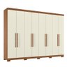 Guarda-roupa 8 Portas 4 Gavetas Master New com Pés - 3