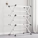 Ver imagem 1 de Varal de Chão Dobrável Vertical para Pendurar Roupas Toalhas - StaremCasa