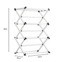 Ver imagem 5 de Varal de Chão Dobrável Vertical para Pendurar Roupas Toalhas - StaremCasa