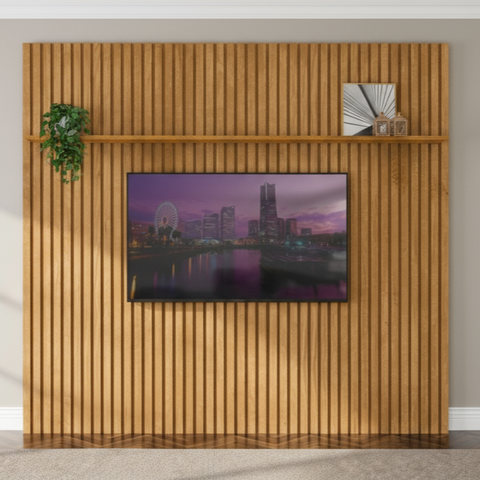 Painel Ripado para Tv até 89 Polegadas 250cmx227,5cm Absolut