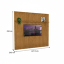 Ver imagem 3 de Painel Ripado para Tv até 89 Polegadas 250cmx227,5cm Absolut
