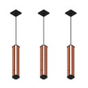 Ver imagem 4 de Pendente Canto Madeira Maciça Esmeralda Led 36w 4000lm Bivolt