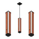 Ver imagem 3 de Pendente Canto Madeira Maciça Esmeralda Led 36w 4000lm Bivolt
