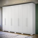 Ver imagem 2 de Guarda-roupa 8 Portas 4 Gavetas Master New com Pés