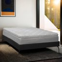 Ver imagem 1 de Base Cama Box Orgânica Montreal 164x206cm Queen Size Bouclê - Sofa Store:bouclê Preto