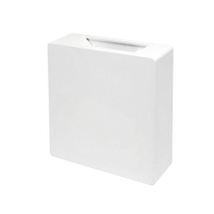 Arandela Balizador Led Pix Ajustável Ip65 2 Fachos Luz Quente 3000k Bivolt Branco