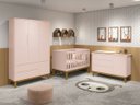 Ver imagem 1 de Quarto De Bebê Completo Berço Guarda Roupa e Cômoda - Classic New