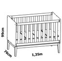 Ver imagem 3 de Quarto De Bebê Completo Berço Guarda Roupa e Cômoda - Classic New