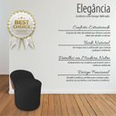 Ver imagem 2 de Puff Orgânico Redondo com Encosto Luxo Composé Corino e Suede para Sala e Recepção:peto
