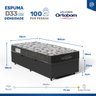 Cama Box Baú com Colchão Ortopédico Ortobom de Espuma D33 Iso 100 Solteiro 78cm - 7
