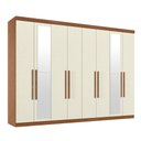 Ver imagem 3 de Guarda-roupa 8 Portas 4 Gavetas Master New com Espelho