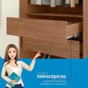 Ver mais imagens de Guarda-Roupa Casal com Espelho 8 Portas 4 Gavetas Master New Bege/Jatobá/Areia