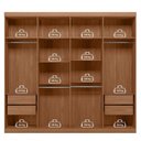 Ver imagem 6 de Guarda-Roupa Casal com Espelho 8 Portas 4 Gavetas Master New