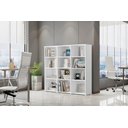 Ver imagem 4 de Estante para Livros Trinidad Branco 09 Prateleiras 12 Nichos