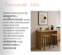 Ver imagem 6 de Balcão Gourmet 144cm MDF Bancada com Canto Arredondado Decorativa