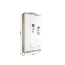 Ver imagem 4 de Guarda-roupas 3 Portas com Acrílico Melzo