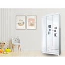 Ver imagem 1 de Guarda-roupas 3 Portas com Acrílico Melzo