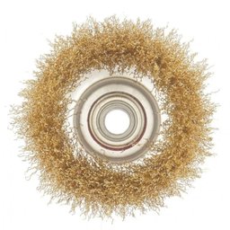 Escova Latonada Tipo Copo 100 mm com Rosca M14 kit 2 Unidades - 4